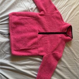 Cozy Pink Fleece Pullover